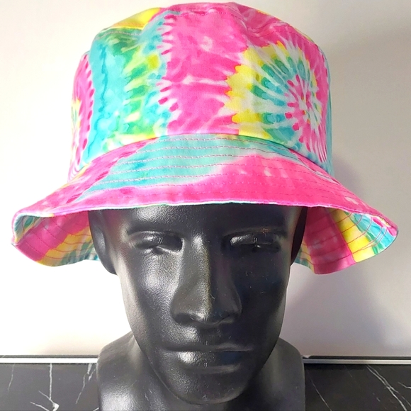 Brilliant Tie Dye Patterned Bucket Hat BNWT DLG Bucket Hat Size: L-XL - Picture 3 of 3